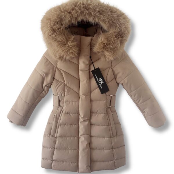 Winterjas Meisjes met Luxe Bontkraag