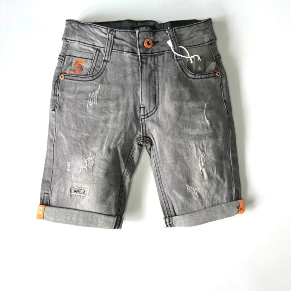ICON Jeans Shorts  - Grijs / Oranje
