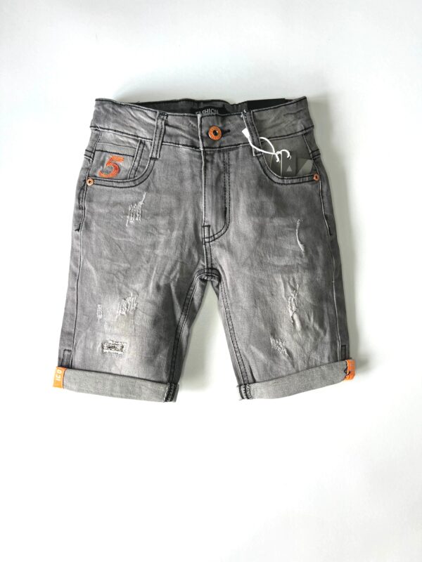 ICON Jeans Shorts  - Grijs / Oranje