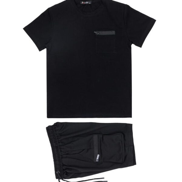 Zomerset T-Shirt + Shorts Zwart