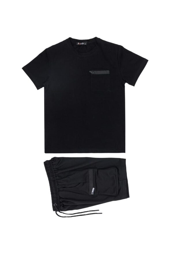 Zomerset T-Shirt + Shorts Zwart