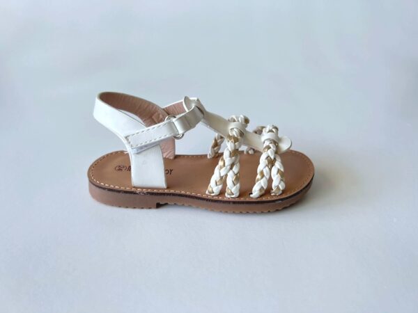 Sandalen Wit - Goud - Afbeelding 2