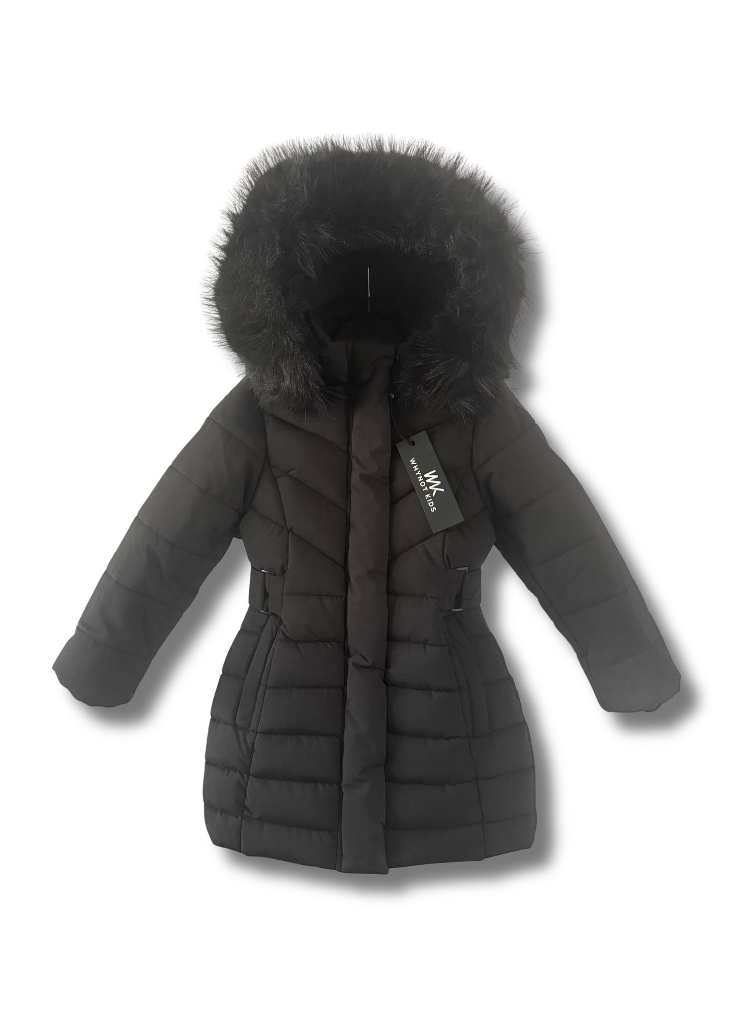 Winterjas Meisjes met Luxe Bontkraag