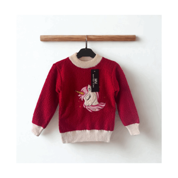 Unicorn - Trui Gewatteerd Rood